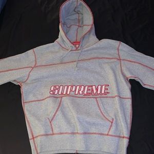 Supreme small sweater hoodie. New